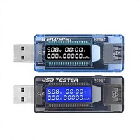 Probador de Corriente y Voltaje USB de Alta Precisión con Pantalla LCD para Detección de Cables de Cargador de Teléfono y Banco de Energía con Protección de Circuito