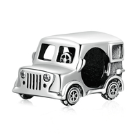 Pendentif en argent S925 pour moto, camion, sport, style cool, série moto, accessoires perlés DIY