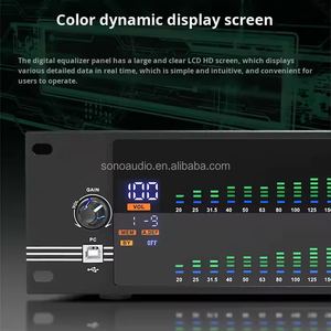 Equalizzatore Digitale Professionale a 31 Bande per Computer, per Casa e Palco, con Riduzione del Rumore, EQ per Alti-Medi-Bassi, in Metallo - Product Image 6