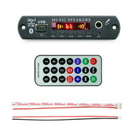 Mikrofon Kabel Bluetooth Papan Dekoder Nirkabel Modul Pemutar MP3 12V