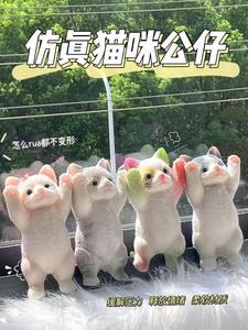 New Arrival Funny Cute <b>Squishy</b> <b>Cat</b> Toy Squeeze TPR Animal Fidget Toys for Gift Anti Stress Anxiety Relief Decoration - Product Image 5