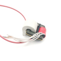 Transformateur Flyback Haute Fréquence à Noyau de Ferrite et Bobinage en Cuivre 20KHz-500KHz, Sortie CC 12V/24V, Élévateur de Tension pour Électronique