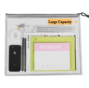 A4 lưới dây kéo túi polyvinyl clorua (PVC) Vật liệu Văn Phòng TrườNg tổ chức Câu Đố Hội Đồng Quản trị trò chơi và lưu trữ - Product Image 5