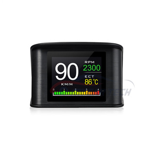 Mycartech เครื่องมือวัดระดับอัจฉริยะ, เครื่องวัด <span class=keywords><strong>P10</strong></span> <span class=keywords><strong>Obd2</strong></span>จอแสดงผลแบบ HUD มีสัญญาณเตือนความเร็วสูงใช้คอมพิวเตอร์วินิจฉัยปัญหาการเดินทาง - Product Image 3