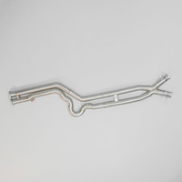 Collecteur d'échappement intermédiaire 70 mm à longueur égale pour moteur S58 3.0T X3M X4M 2019-2021, modèles F97/F98, en acier inoxydable 304, soudure dorée