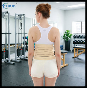 Faixa Abdominal Pós-Parto Respirável HKJD Sem Costura com Suporte de Barbatanas para Recuperação Pós-Cesariana e Controle Abdominal - Product Image 2