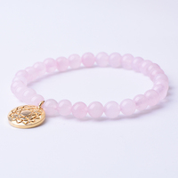 Inspire bijoux chakra quartz rose cornaline citrine pierre de lune perlée bracelet de protection guérison cristal énergie yoga bracelet