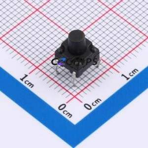 UK-B02123-G7.5-250 Tactile Switch DIP-4P,6.2x6.2mm Switch 2.5N 6.15mm 6.15mm 7.5mm - Product Image 1