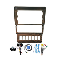 Meihua 9 pouces voiture Android lecteur DVD Radio cadre de montage pour BENZ E-CLASS E220 W124 1988-1992 UV en bois avec câbles Canbus