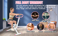 Appareil de Squat Pliable pour l'Entraînement des Fessiers (Maximus), des Cuisses, des Abdos, du Dos et des Jambes avec Bande de Résistance