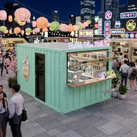 Kiosque mobile en acier de 10 pieds et 15 pieds, design moderne et respirant, pour magasin, petit bureau, boutique, utilisation en bord de mer, boutique éphémère 1