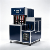 Machine de soufflage semi-automatique à 4 cavités pour le moulage par soufflage de bouteilles PET - Prix