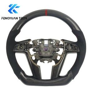 Volante in Fibra di Carbonio Forgiata Personalizzato con LED per <span class=keywords><strong>Pontiac</strong></span> G8 G6 Gt <span class=keywords><strong>Gto</strong></span> Gxp Grand Prix Firebird Parts Trans Am Ws6 2008 2009 - Product Image 3