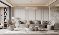 Amérique Moderne Villa Hôtel Appartement Projet 3d Rendering Interior Design Service House Interior Design