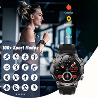 Reloj Inteligente SENBONO AK87 con Batería de Gran Capacidad de 1000 mAh, Llamadas Bluetooth, Pantalla Grande HD de 1.7 Pulgadas, Resistencia al Agua IP68, la Mejor Opción para Deportes al Aire Libre