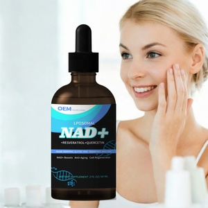 อาหารเสริม NAD ความเข้มข้นสูง ขายดี นิโคตินาไมด์ ไรโบไซด์ รีสเวอราทรอล ชนิดลิโปโซม น้ำยา NAD ช่วยชะลอวัย NAD Plus แบบน้ำ - Product Image 1