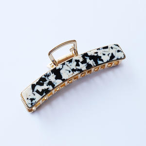 Qianjin طويلة خلات معدنية كبيرة الحجم ، مقاطع أنيقة ، إكسسوارات للنساء - Product Image 5