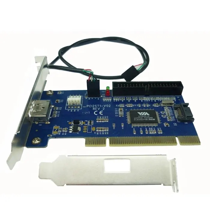 ESATA + משולבת USB יציאת PCI כרטיס פנימי SATA + IDE היברידי כרטיס RAID 40pin pci לשלטון esata