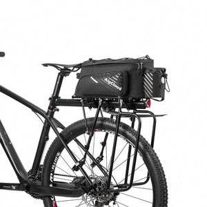 Sac de transport pour vélo, bagage de voyage, porte-bagages arrière, sacoche de selle, fabriqué en usine BSCI, ODM/OEM, avec housse de protection. - Product Image 4