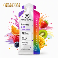 Gel énergétique à action rapide OEM/ODM, maltodextrine, nutrition sportive, sans sucre, sans OGM, 32 g, complément énergétique pour adultes