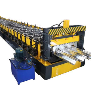 Gebäude gebrauch Bodenbelag Voll automatische Bodenbelag herstellungs maschine Bodenbelag Rollform maschine - Product Image 1