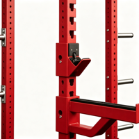 Équipement de musculation BJ6002, rack de squat en acier robuste, cadre de levage réglable pour la sécurité, adapté aux entraînements à domicile en intérieur