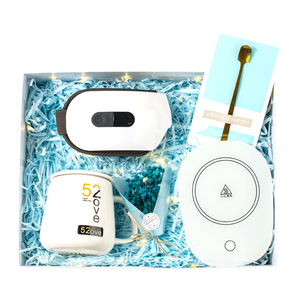 Offre Spéciale belle chauffage Tasse avec cuillère + fleur + Eye massage de luxe Promotionnel Cadeaux Du jour De Valentine D'anniversaire cadeau ensembles pour femmes - Product Image 1