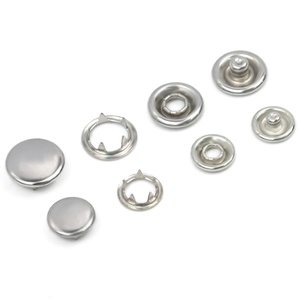 Custom Silver Prong Press Metal Five Claw Brass Metal Prong Ring Snap <b>Button</b> - Product Image 4