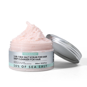 Exfoliante Vegano 3 en 1 para Cabello y Cuero Cabelludo con Sal Marina, Limpieza Profunda, Clarificante e Hidratante - Product Image 3