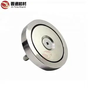 N52 Round Neodymium Large Fishing Magnets D120mm Cheap Super Strong Big Size 500 Lbs Cup Shape Pot Magnet
