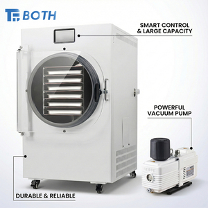 Liofilizador Doméstico YFD-4 de Alta Calidad con Bomba Automática, Diseño de Bloque de Color Puro en Acero Inoxidable, Equipo para Alimentos para Mascotas y Dulces - Product Image 2