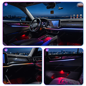 Pour <span class=keywords><strong>VW</strong></span> Teramont pour Atlas, mise à niveau de l'éclairage ambiant de la voiture, LED, contrôle multifonction, éclairage intérieur automobile coloré, LED Symphony - Product Image 5