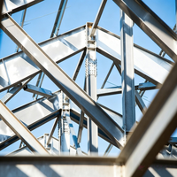 Entrepôt en structure métallique, bâtiment préfabriqué en acier économique pour le stockage industriel, prix direct usine