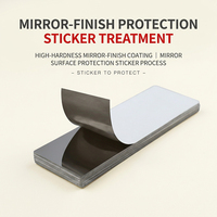 ASTM D3330 Compliant Steel Plate for Peel Force Test | Mirror Surface Stainless Steel Consumable for Lab Adhesion