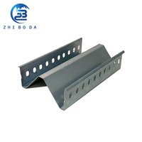 Accessoires solaires ZhiBoDa, gouttière en acier sur mesure, gouttière de drainage pour panneaux solaires, pièces accessoires pour montage de panneaux solaires