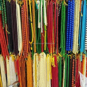 Mới đến Ô Liu Xanh hồi giáo hồi giáo hạt nhựa cầu nguyện tràng hạt 51 tesbih Arabic 10mm hạt cầu nguyện misbaha subhah - Product Image 6