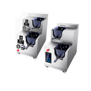 Dos ollas, <span class=keywords><strong>cocina</strong></span> robótica automática, equipo <span class=keywords><strong>de</strong></span> <span class=keywords><strong>cocina</strong></span> comercial, máquina automática para freír arroz y saltear, wok eléctrico <span class=keywords><strong>de</strong></span> acero inoxidable - Product Image 1
