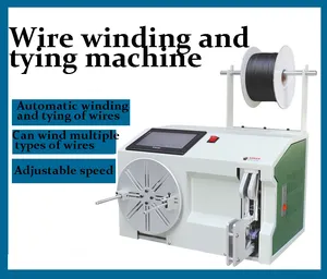 Máquina de bobinado y encuadernación de tipo táctil, cable de datos USB, cable de alimentación, máquina de bobinado y flejado