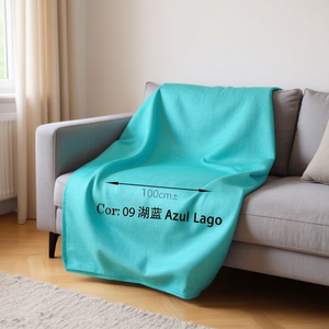 Accessorio in Tessuto Ilan 100x80cm Blu Lago per Arredamento Casa - Product Image 3