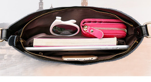 Bolso de hombro de piel de vaca con relieve de cocodrilo para mujer, bandolera cruzada, elegante, 2021 - Product Image 4