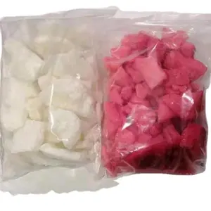 Kaufen Sie weiß rosa blau gelb crysta cas 89-78-1 kostenlose Probe auf Lager Kristall rein c10h20o Menthol cas 89-78-1