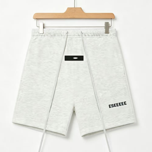 Shorts décontractés en coton pour hommes, idéaux pour la course et le sport, avec poches et logo personnalisable – Grande Vente - Product Image 3