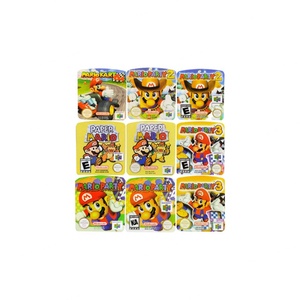สติ๊กเกอร์ตลับเกมกระดาษ Kart64 Party Super Advance 1 2 3 สำหรับ N64 - Product Image 2