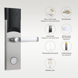 Sistema de Cerradura Electrónica Inteligente para Puertas de Hotel Locstar de Alta Seguridad con Tarjeta RFID y Software de Gestión, Cerradura de Embutir <span class=keywords><strong>ANSI</strong></span> - Product Image 1