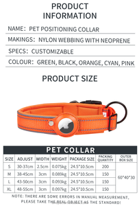 <span class=keywords><strong>Collar</strong></span> de posición para perros AirTag Seguimiento de mascotas <span class=keywords><strong>Collar</strong></span> <span class=keywords><strong>GPS</strong></span> Anti Lost Dog Reflective Airtag <span class=keywords><strong>Collar</strong></span> para perros - Product Image 5