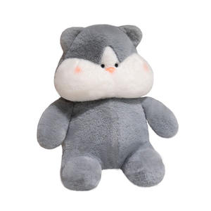 <b>Stuffed</b> Animal <b>Husky</b> Capybara Fluffy Fat Plush Soft <b>Toy</b> for Baby's Gift - Product Image 4