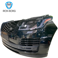 22 Pièces pour Land Rover Range Rover Vogue L405 : Ensemble de pare-chocs avant, support de calandre, radiateur, condenseur, et blocs optiques version US