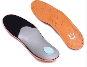 Semelles orthopédiques en <span class=keywords><strong>cuir</strong></span> chaussures orthopédiques <span class=keywords><strong>semelle</strong></span> pour pieds pieds plats soutien de la voûte plantaire pour hommes et femmes semelles de chaussures d'affaires - Product Image 4