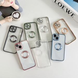Nuova custodia per cellulare trasparente con Logo vuoto in TPU elettrolitico per Apple <span class=keywords><strong>iPhone</strong></span> 13 Pro Max placcatura <span class=keywords><strong>Cover</strong></span> - Product Image 2