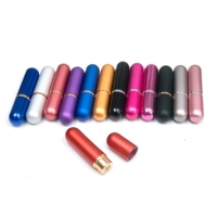 Diffuseur d'aromathérapie portable en verre et aluminium rechargeable en gros, 5 ml, avec logo personnalisé